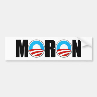 Autocollant De Voiture Anti débile d'Obama