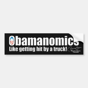 Autocollant De Voiture Anti économie d'Obama Obamanomics