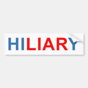 Autocollant De Voiture Anti Hillary