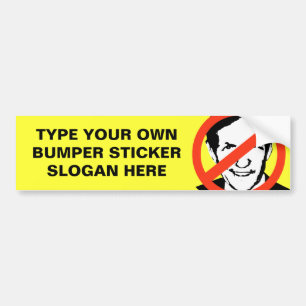 Autocollant De Voiture ANTI-KUCINICH : Anti-Dennis Kucinich