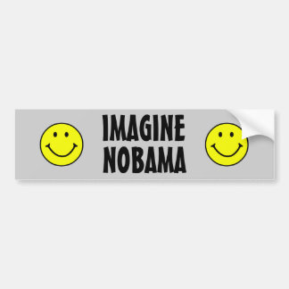 Autocollant De Voiture Anti nobama d'Obama