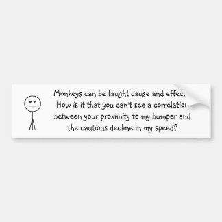 Autocollant De Voiture Anti-non-respect des distances de sécurité