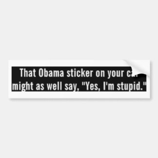 Autocollant De Voiture Anti Obama
