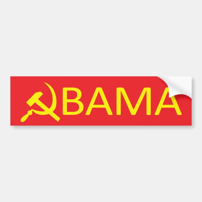 Autocollant De Voiture Anti Obama adhésif pour pare-chocs d'Obamunism (Devant)
