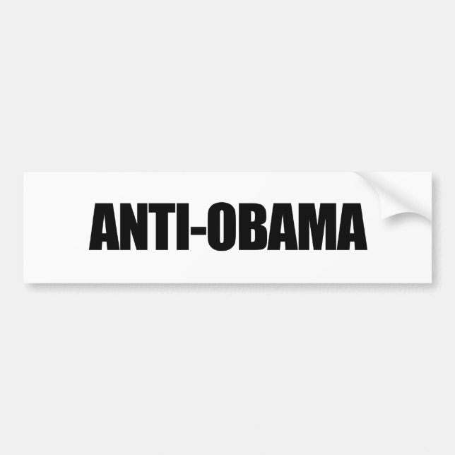 Autocollant De Voiture Anti-Obama - ANTIOBAMA (Devant)