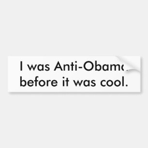 Autocollant De Voiture Anti-Obama Bumpersticker