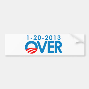Autocollant De Voiture Anti-Obama Bumpersticker - plus de 1-20-2013
