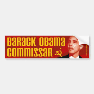 Autocollant De Voiture Anti-Obama : Commissaire Obama