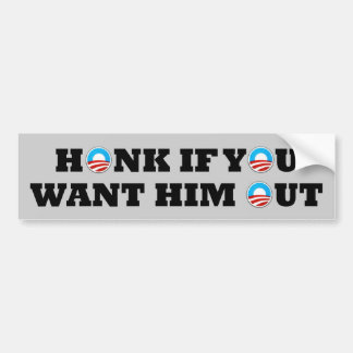 Autocollant De Voiture Anti Obama "cornement si" adhésifs pour pare-chocs