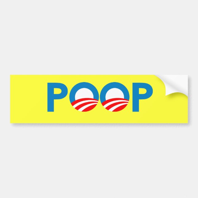AUTOCOLLANT DE VOITURE ANTI-OBAMA - DUNETTE (Devant)