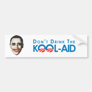 Autocollant De Voiture Anti-Obama - ne buvez pas la kool-aide