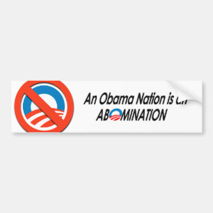 Autocollant De Voiture Anti-Obama - Obamanation 2