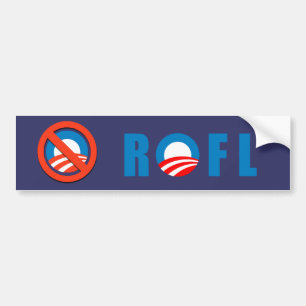 Autocollant De Voiture Anti-Obama - ROFL