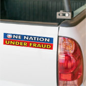 Autocollant De Voiture Anti Obama "Une nation sous fraude" (On Truck)