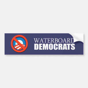 Autocollant De Voiture Anti-Obama - Waterboard Démocrate