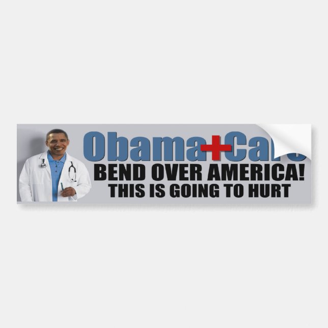 Autocollant De Voiture Anti ObamaCare (Devant)