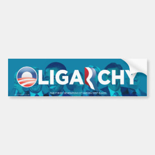 Autocollant De Voiture Anti-Obamny adhésif pour pare-chocs d'oligarchie