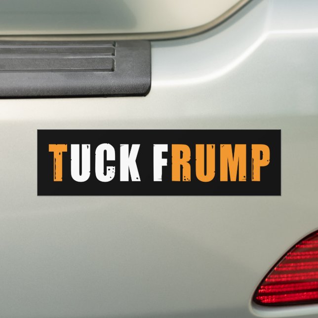 Autocollant De Voiture anti-trompe Tuck Frump F trump Funny (En voiture)