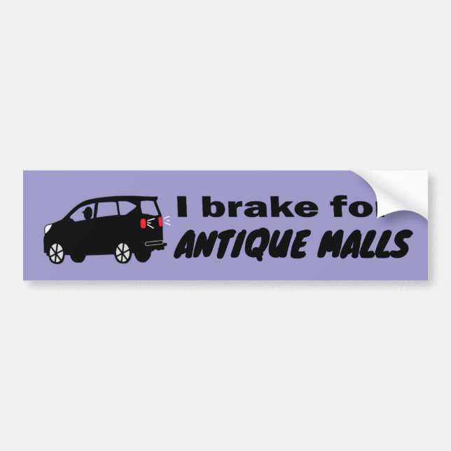 Autocollant De Voiture Antique Malls Cool amusant Choisir un Sticker pare (Devant)
