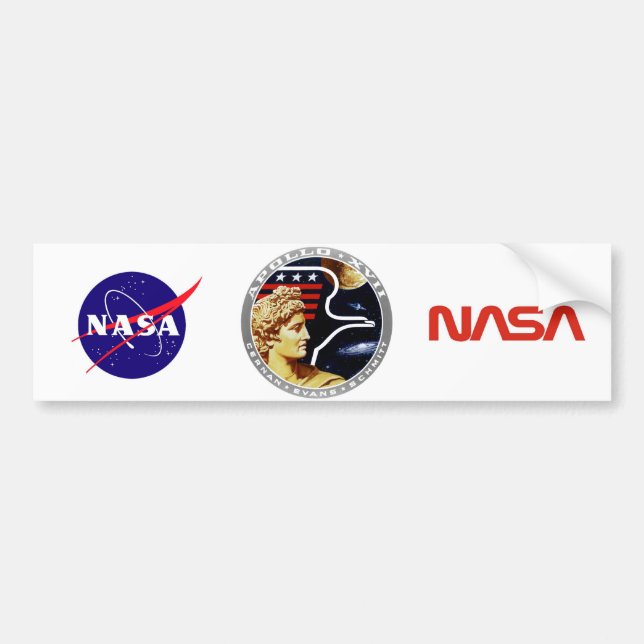 Autocollant De Voiture Apollo 17 : Les hourras finaux ! (Devant)
