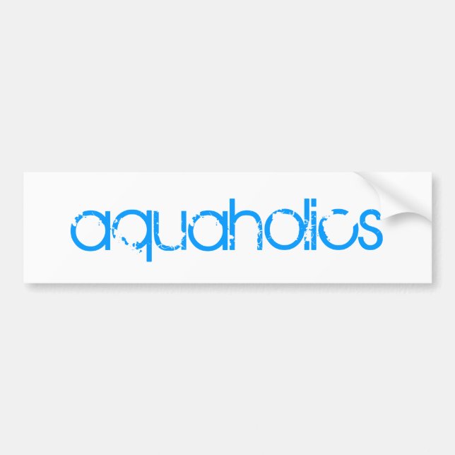 Autocollant De Voiture aquaholics (Devant)