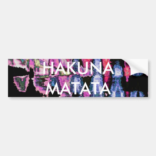 Autocollant De Voiture Aquarelle jolie violette, gris cendré et noire (Devant)