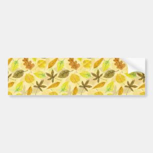 Autocollant De Voiture Aquarelle motif d'automne 2