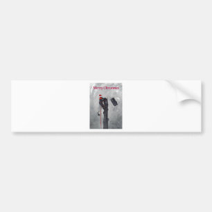 Autocollant De Voiture Arborist tree surgeon christmas card card