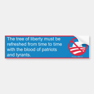 Autocollant De Voiture Arbre de la liberté (Jefferson)