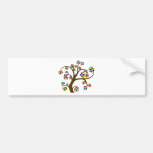 Autocollant De Voiture Arbre de la vie perplexe