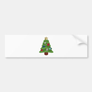 Autocollant De Voiture arbre de noël émoji