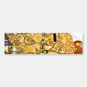 Autocollant De Voiture Arbre de vie Gustav Klimt Nouveau
