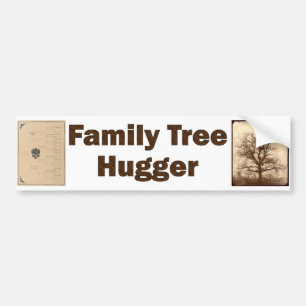 Autocollant De Voiture Arbre généalogique Hugger