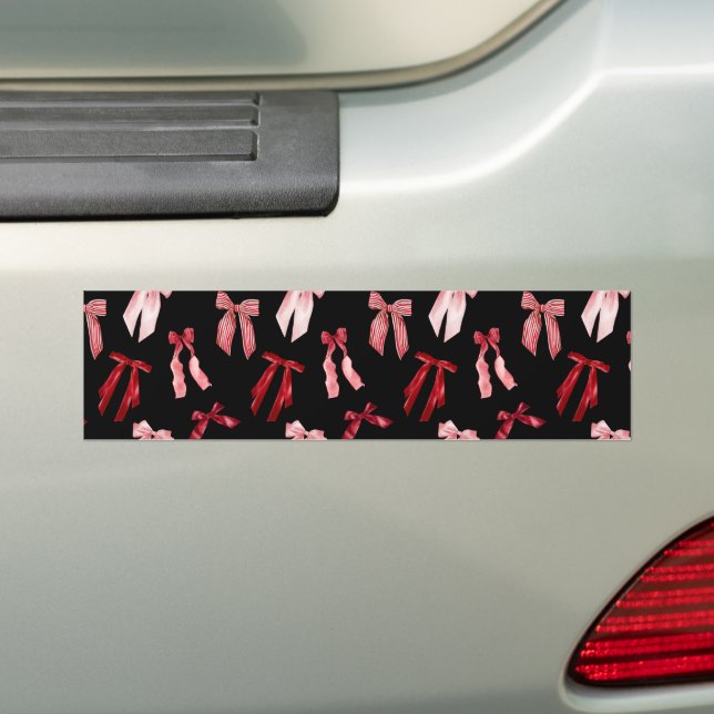 Autocollant De Voiture Arcs rouges en noir (En voiture)