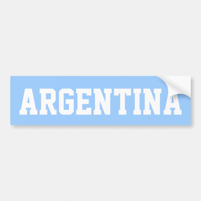 Autocollant De Voiture Argentine (Devant)
