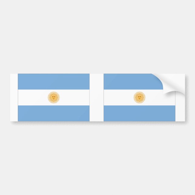 Autocollant De Voiture Argentine (Devant)