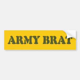 AUTOCOLLANT DE VOITURE ARMÉE BRAT