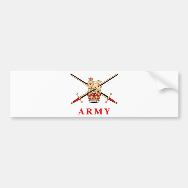 Autocollant De Voiture Armée BRITANNIQUE (Devant)