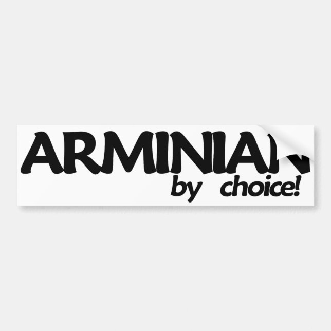 Autocollant De Voiture Arminian par choix ! (Devant)