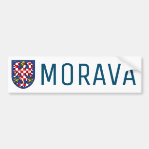 Autocollant De Voiture Armoiries de Moravie - TCHÉTCHIE