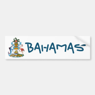 Autocollant De Voiture Armoiries - les Bahamas