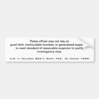 Autocollant De Voiture Arrêt du trafic