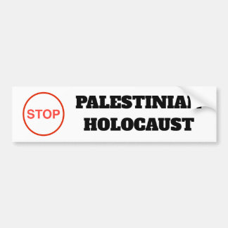 Autocollant De Voiture Arrêter l'autocollant Palestine Holocaust Free Pal