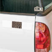 Autocollant De Voiture arrière - plan de la peau du léopard (On Truck)