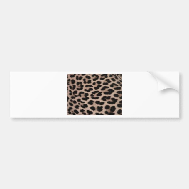 Autocollant De Voiture arrière - plan de la peau du léopard (Devant)