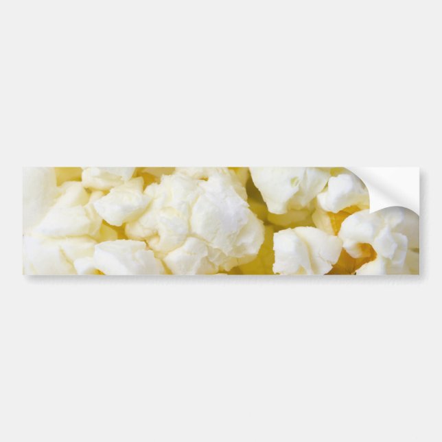 Autocollant De Voiture Arrière - plan de pop-corn (Devant)