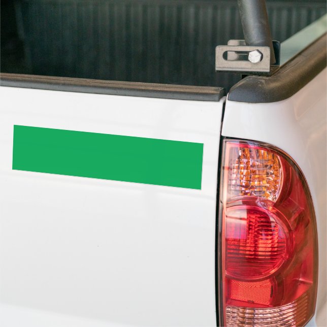 Autocollant De Voiture Arrière - plan vert solide (Sur camion)