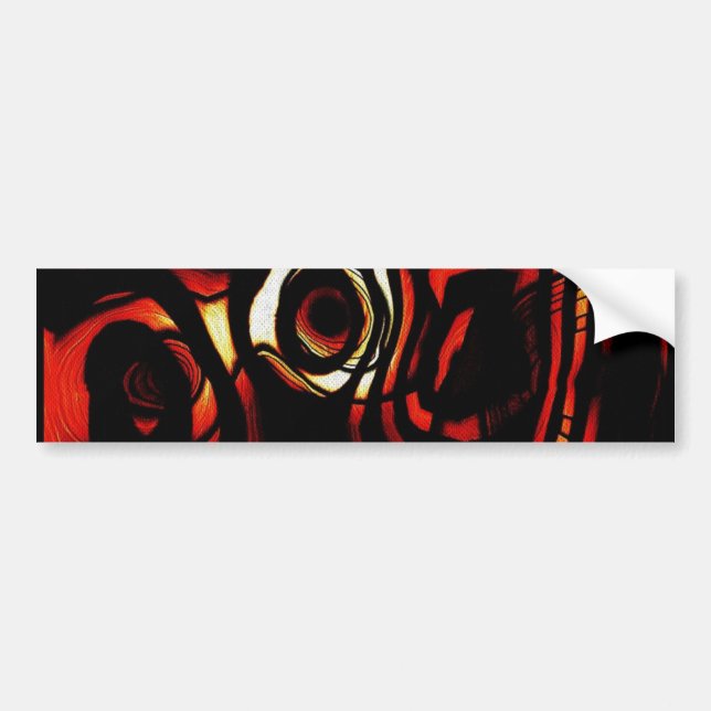 Autocollant De Voiture Art Abstrait (Devant)