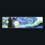Autocollant De Voiture Art de nuit Van Gogh Starry<br><div class="desc">Starry Night,  art de Vincent van Gogh.</div>