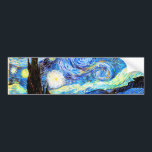 Autocollant De Voiture Art de nuit Van Gogh Starry<br><div class="desc">Starry Night,  art de Vincent van Gogh.</div>